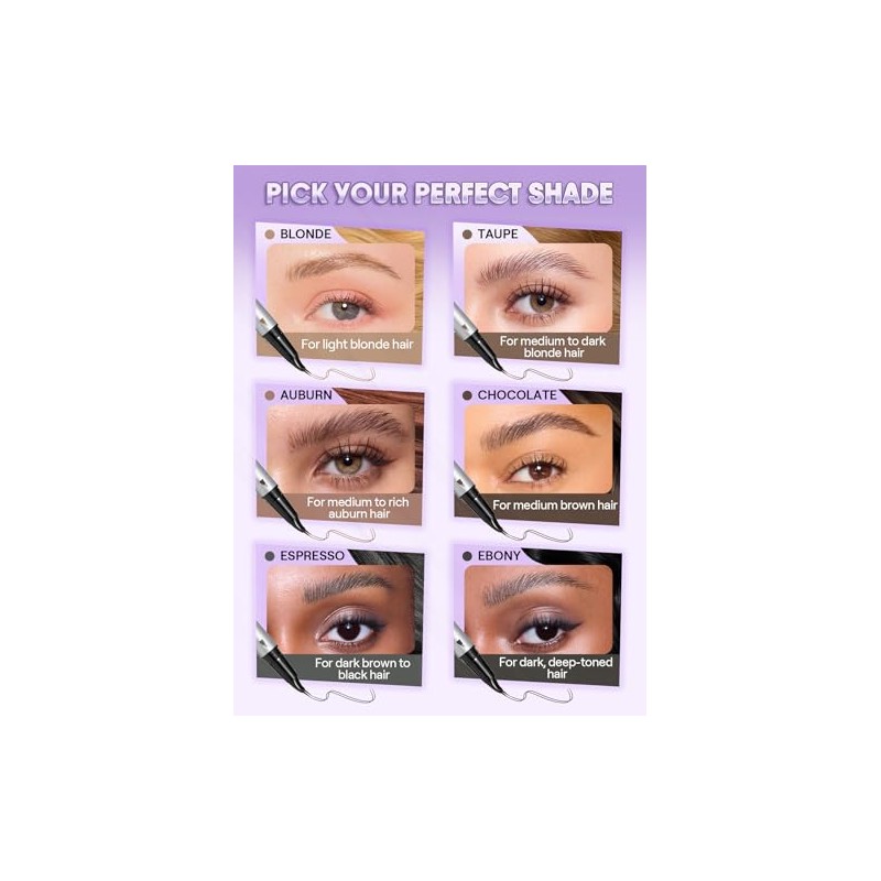 SHEGLAM Lápiz de Cejas Laminador Real Flow - Espresso