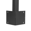 Senmit Cable Railing Inner Corner Post Fascia Mount-Stainless Steel Square