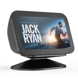 SPORTLINK Echo Show 5 3rd Gen Stand - Echo Show 5 3rd Generation Stand Show 5 3rd Generation Holder Show 5 Angle Adjustable Stand High Stability Space Saving Sound Quality (Black)