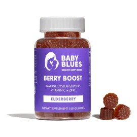 Baby Blues Gomitas Saco Zinc Vitamina C 60 Piezas Veganas Na                                                                                          