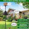 IIOPE Bird Feeder Pole,97 Inch Heavy Duty Bird Feeder House