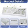 4PK 18 inch Baseboard Register Vent for 18"Duct,Baseboard Vent Cover