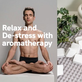 Pure Athlete Sport Shower Steamers - Made in USA with Natural Lavender Essential Oil, Stress and Sinus Relief, Muscle Recovery for Athletes, Best Birthday Gifts for Relaxation