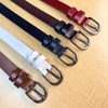 [KASSAI] Genuine Leather Women's Belt, Total Length: Approx. 40.9 inches