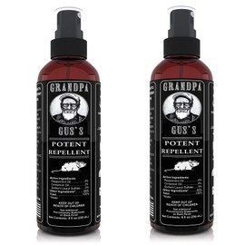 Grandpa Gus's Mouse Rodent Repellent, Peppermint & Cinnamon Oil Formula, Non-Toxic, Safely Repels Mice/Rats from Nesting, Chewing in Homes/RV, Boat/Car, Storage & Wiring (8 Oz RTU Spray (2 Bottles))