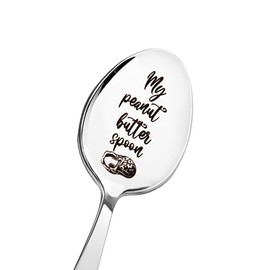 Best Friend Birthday Christmas Gifts for Son Daughter Peanut Butter Lovers Wife Husband Anniversary Retirement Gift for Granny Grandpa Christmas Presents for Dad Mum My Peanut Butter Spoon