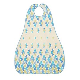 Japan Angel Meal Apron II (Long Type) 6068 (110CMX80CM) Argyle Blue