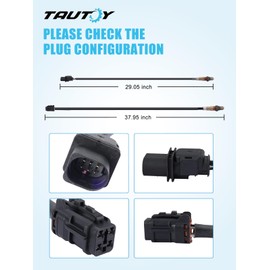 TAUTOY 234-4550 234-5083 O2 Oxygen Sensor Upstream Downstream 2PCS Compatible with Hyundai Elantra L4 1.8L 2011-2014, Elantra L4 2.0L 2014,Elantra GT L4 1.8L 2013,Elantra GT L4 2.0L 2014