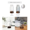 Incense Holder Ash Spill Proof Glass Wood Incense Holder Flower