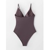 CUPSHE Women's One Piece Swimsuit Tummy Control V Neck Two