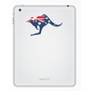 2 x 10cm Australia Kangaroo Vinyl Decal Sticker Travel Luggage