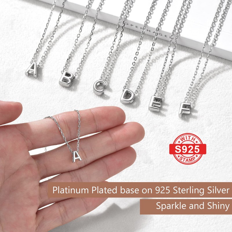 E Necklace Monogram Necklaces for Women Layered Necklaces for Women