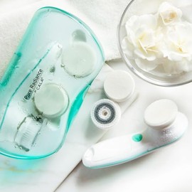 Cala PURE RADIANCE Sonic Facial Cleansing System #67501 Sonic Facial Cleansing System Exfoliating Scrub Electric Brush Massage Soft