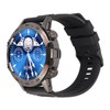 Black Outdoor Smartwatch with Speaker Waterproof Dustproof LCD Bluetooth Intelligent