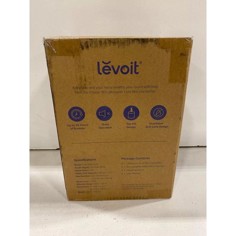 Levoit Luh-a251-wus Classic 160 Ultrasonic Cool Mist Humidifier