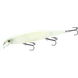 LUCKY CRAFT Pointer 128, 445 French Pearl OB, Jerkbait, Tournament-Winning Freshwater Bass Fishing Lure, Suspending Hard Bait with Side-to-Side Action, Built-in Rattle, and Weight Transfer System