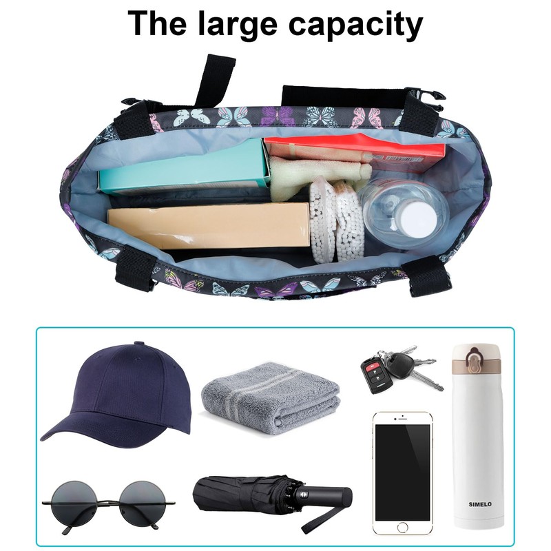 DAHE Multiple- Pocket Wheelchair Bag for Personal Items Carrier for