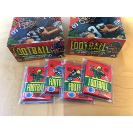 1980 Topps Fooball Wax Pack With Some Wear (ONE)