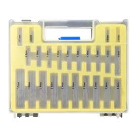 150PCs Spiral Drill Bit Mini Hole Opener Set Hardware Accessory High Speed Steel 0.4-3.2mm