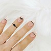 Tattoo style handmade nail tips - Square S / 타투