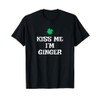 Funny Kiss Me I'm Ginger St. Patrick's Day Irish T-Shirt