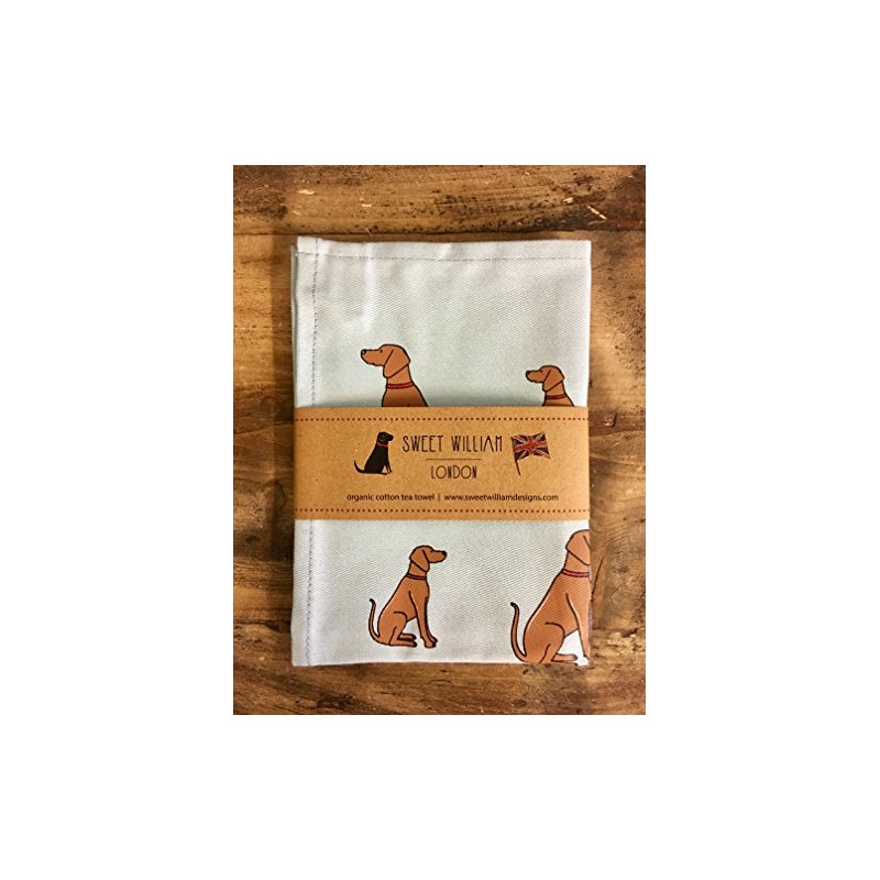 Kedunmoao Vizsla Kitchen Tea Towel - Animal Print, Cotton, 45cm