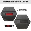 RT-TCZ Smoked Black Rear Fog Light Lamp Trim Cover Decoration
