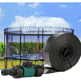 Trampoline Sprinkler 32.8ft Outdoor Trampoline Backyard Water Park Fun Summer Toys