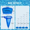 Pragmatist Pool Skimmer Net with 113.2 Inch Stainless Steel Pole,