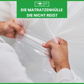 Matratzenhülle 90 x 200 cm für Umzug und Lagerung – Matratzenhülle Umzug und Lagerung – Matratzenhülle – Robuste, Wiederverwendbare, Reißfeste Matratzen Schutzhülle