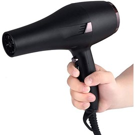 Secador de pelo profesional de 2000 W, de cerámica, solitario, ligero y silencioso, con fijaciones concentradoras, tiempo de secado rápido y bajo...  