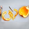 Acrylic Chopping Board Transparent Non Slip Cutting Board with Lip