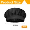 BEPSYOM 2 Pieces Elastic Chefs Hat Unisex Kitchen Chef Hat