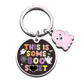 Horror Merch Weird Gifts Wicked Merch Christmas White Elephant Gift Spooky Basket Stuffers for Women Men Funny Keychain Gifts Stocking Stuffers for Teen Boys Girls Spooky Gifts for Women