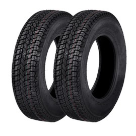 ST205/75D14 Trailer Tires - Heavy-Duty Load Range C, 14 Inch Tires for Utility, Boat, and Camper Trailers - 6PR Durable All-Weather Replacement Tires