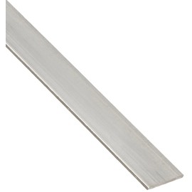 304 Stainless Steel Rectangular Bar, Unpolished (Mill) Finish, Annealed, 0 (Annealed) Temper, ASTM A276, 1/8" Thickness, 1-1/2" Width, 36" Length
