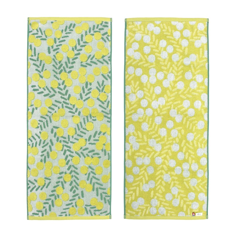 Imabari Towel Iori Mimosa Face Towel (White)