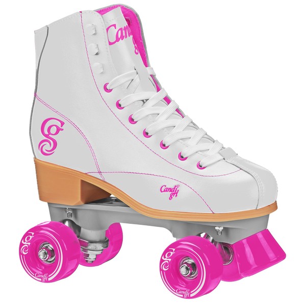 Roller Derby  Rewind Unisex Roller Skates (Size 04) - White/Purple