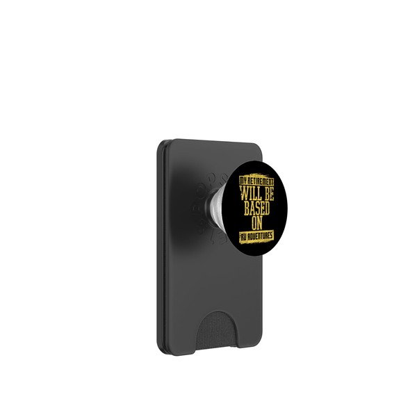 Funny Retired RV Traveler Nomad Motorhome Retirement PopSockets PopWallet for