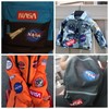 4 PCS Space Shuttle and USA Flag Patch, Compatible with