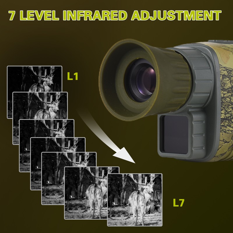 Digital Night Vision Monocular 24MP 1080P Infrared Night Vision Goggles