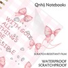 Qnhij Coquette Pink Bow Christian Spiral Notebook 5.5x8.3, with God