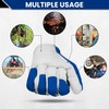 STONELIGHT Unisex Gardening Gloves Made with Leather & Spandex -
