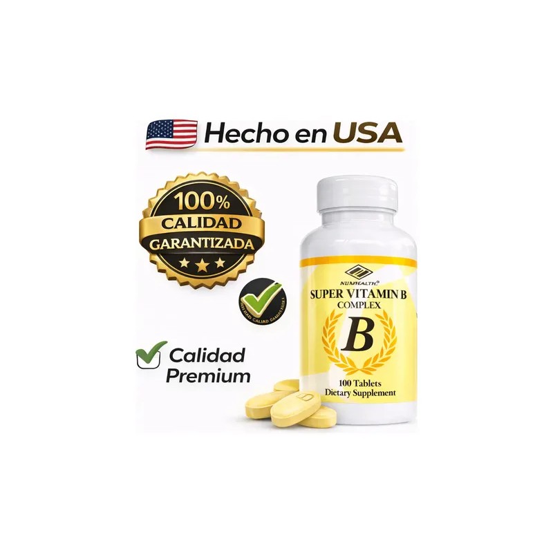 Complejo B 100 Capsulas Vitamina B1 B6 B12 Energia