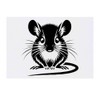 'Cute Mouse' Temporary Tattoo - Water Resistant, Skin-Safe, Non-Toxic Transfer