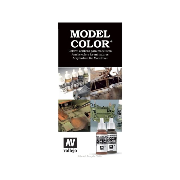 AV Acrylicos Vallejo: Vallejo CC070 Colour Chart: Modelcolor
