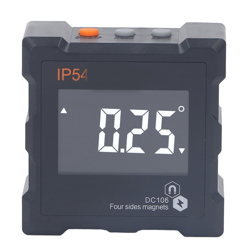 IP54 Angle Finder 4x90° LCD Digital Display 4 Side Strong