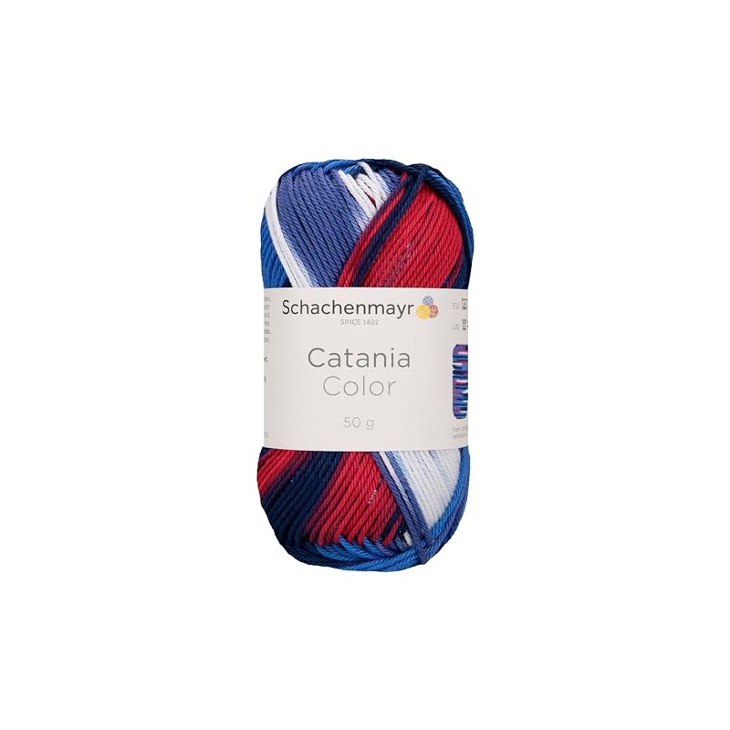 Schachenmayr Catania Colour 00242 Knitting Wool 50 g Cotton Handmade