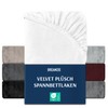 DREAMZIE Premium Terry Fitted Sheet, 90 x 200-100 x 200