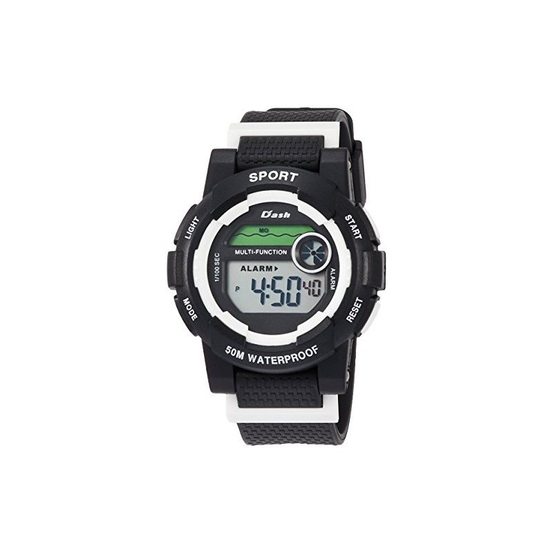 Arias ADWW17100-03 Men's Digital Dash Wristwatch, Waterproof, Multi-functional, Backlight, Urethane